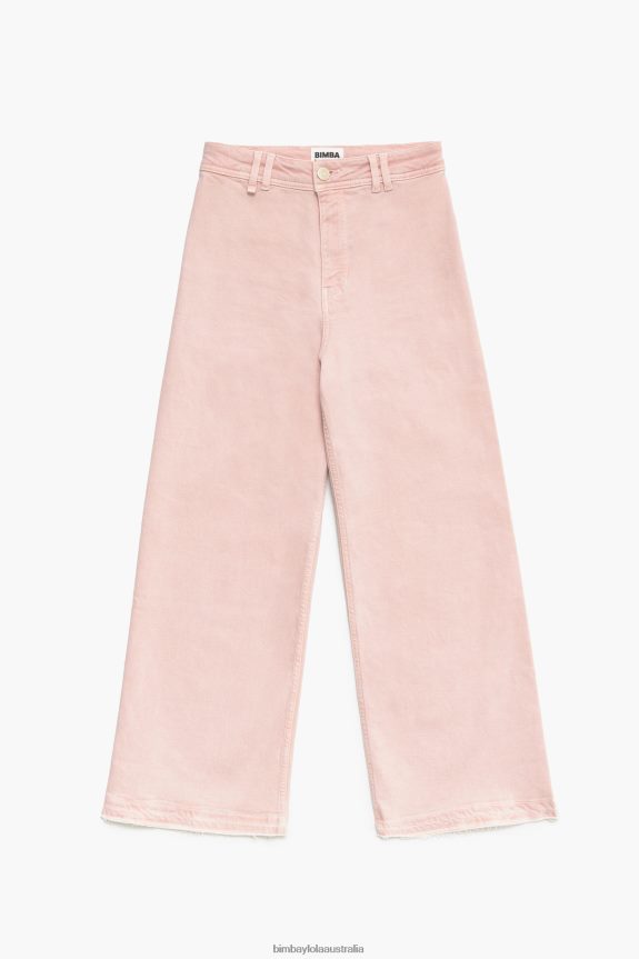 Clothing 4062VZ520 Pink Bimba Y Lola Culotte - High Rise Jeans