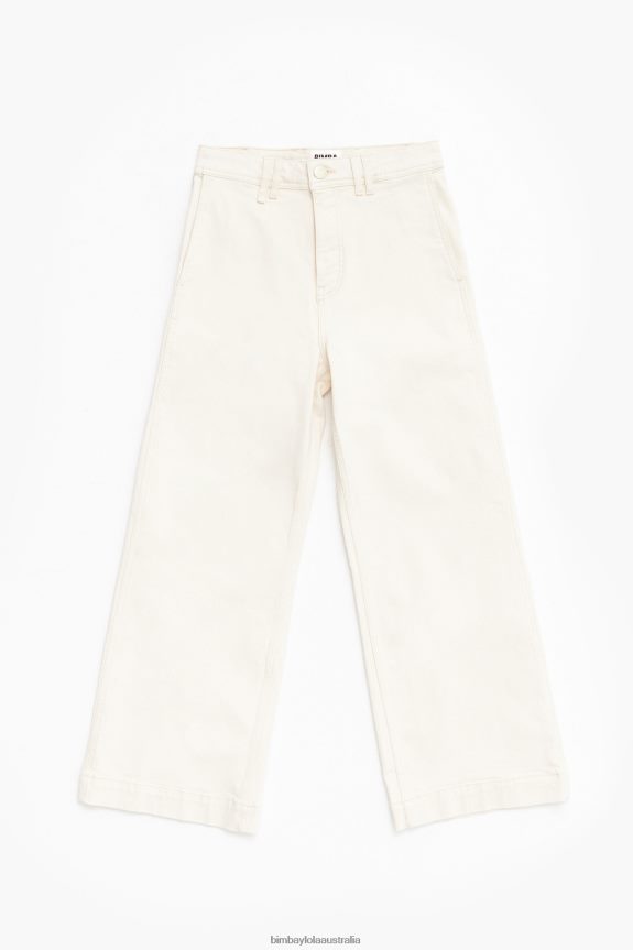 Clothing 4062VZ523 Cream Bimba Y Lola Culotte - High Rise Jeans