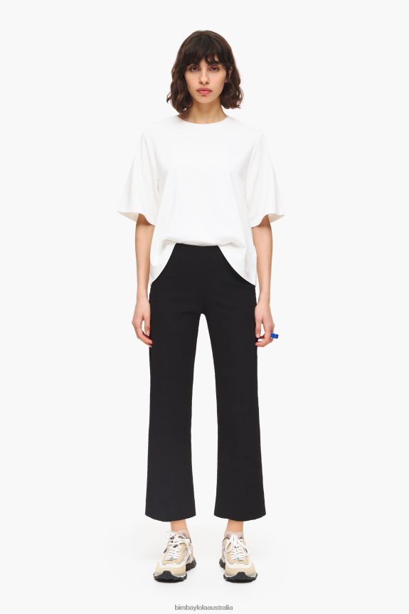 Clothing 4062VZ414 Black Bimba Y Lola Flared Trousers