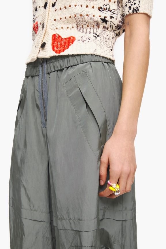 Clothing 4062VZ420 Gray Bimba Y Lola Parachute Trousers