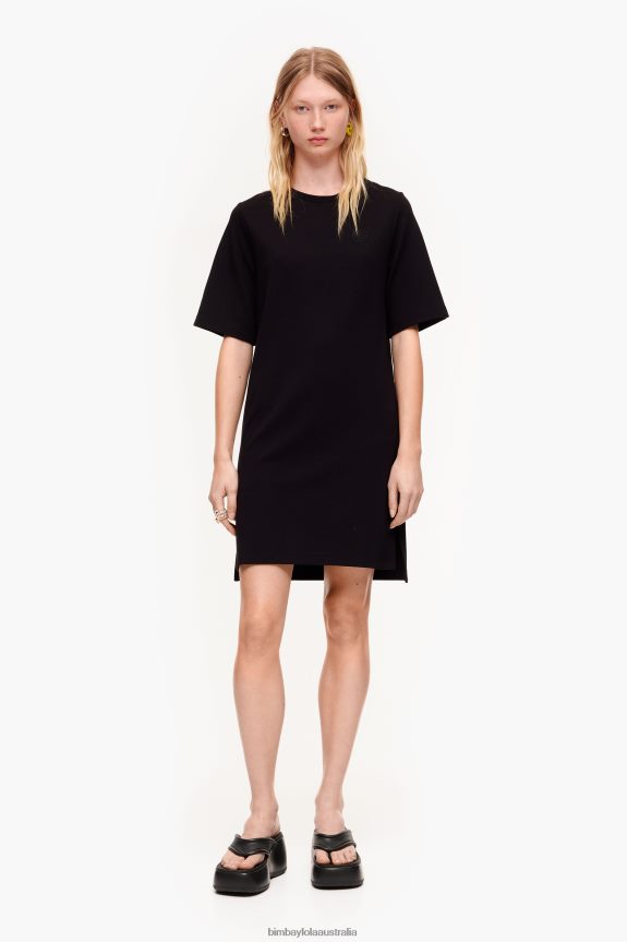 Clothing 4062VZ206 Black Bimba Y Lola Ponte Di Roma Dress