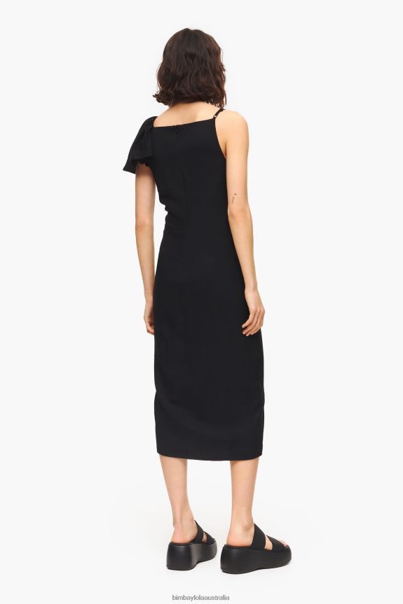 Clothing 4062VZ239 Black Bimba Y Lola Midi Dress