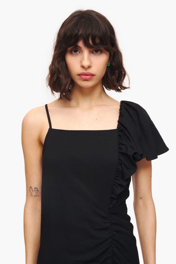 Clothing 4062VZ239 Black Bimba Y Lola Midi Dress