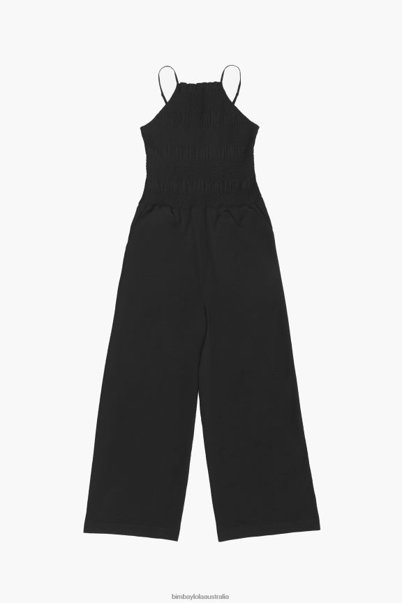 Clothing 4062VZ218 Black Bimba Y Lola Fluid Maxi Jumpsuit