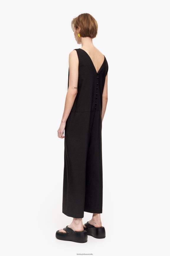 Clothing 4062VZ243 Black Bimba Y Lola Maxi Jumpsuit