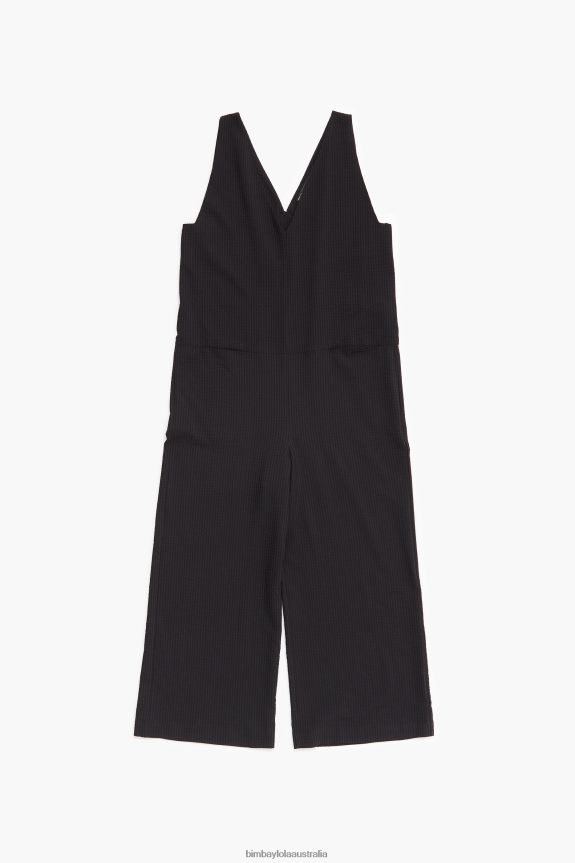 Clothing 4062VZ243 Black Bimba Y Lola Maxi Jumpsuit