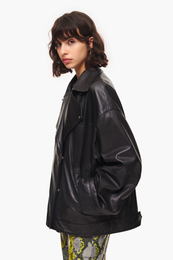 Clothing 4062VZ476 Black Bimba Y Lola Leather Jacket