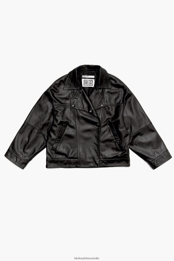 Clothing 4062VZ476 Black Bimba Y Lola Leather Jacket