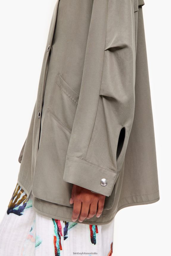 Clothing 4062VZ479 Khaki Bimba Y Lola Fluid Trench