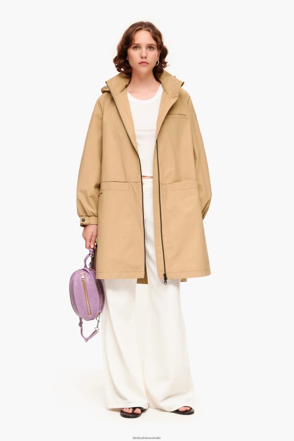 Clothing 4062VZ483 Camel Bimba Y Lola A-Line Trench