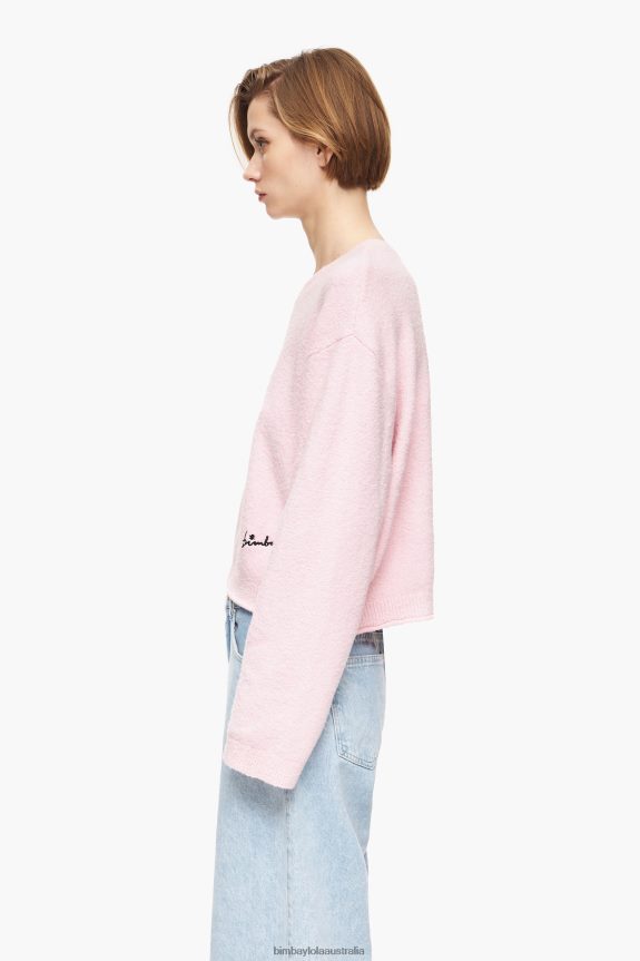 Clothing 4062VZ376 Pink Bimba Y Lola Cotton Sweater