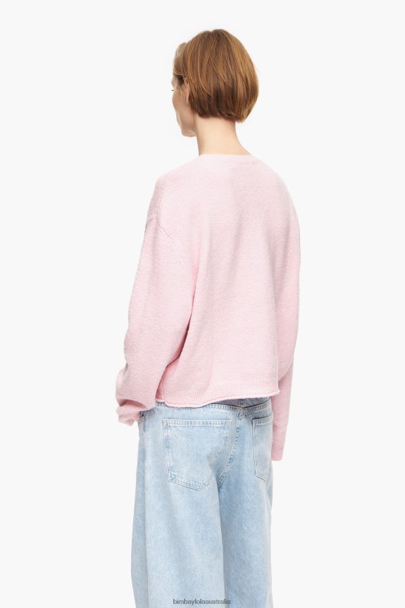 Clothing 4062VZ376 Pink Bimba Y Lola Cotton Sweater