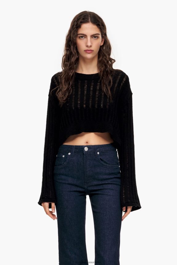 Clothing 4062VZ388 Black Bimba Y Lola Knit Sweater