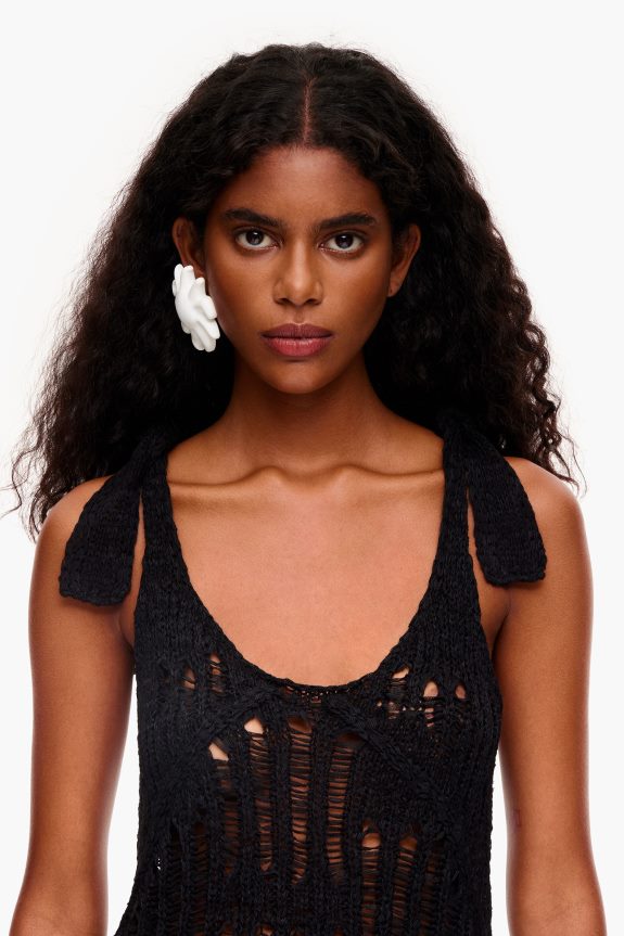 Clothing 4062VZ264 Black Bimba Y Lola Crochet Top