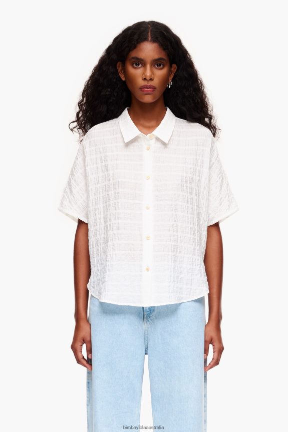 Clothing 4062VZ327 Ivory Bimba Y Lola Short Shirt