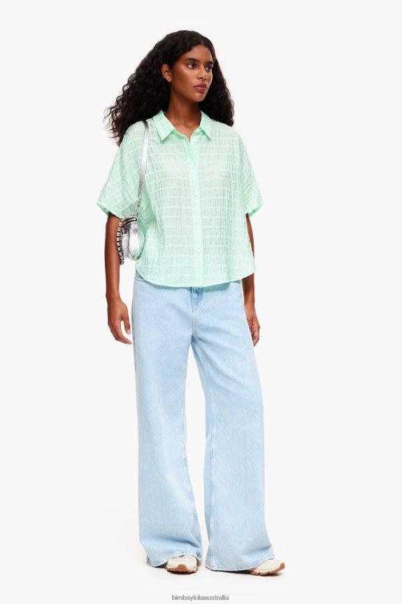 Clothing 4062VZ328 Mint Bimba Y Lola Short Shirt