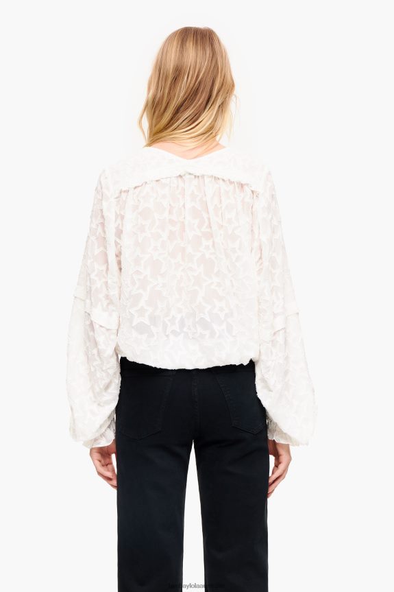 Clothing 4062VZ340 Star Bimba Y Lola Jacquard Cropped Blouse