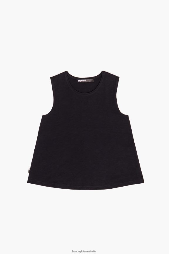 Clothing 4062VZ294 Black Bimba Y Lola Cotton T-Shirt