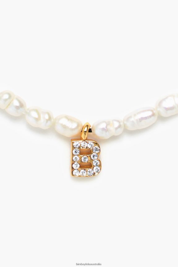 Accessories 4062VZ1197 Pearl Bimba Y Lola Letter Bracelet B