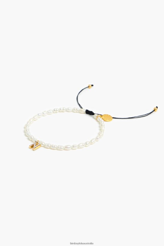 Accessories 4062VZ1199 Pearl Bimba Y Lola Letter Bracelet N