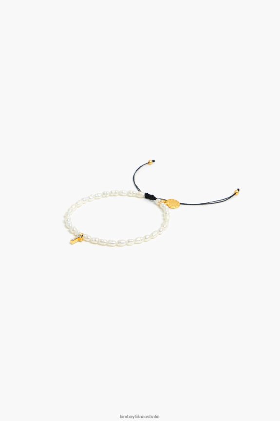 Accessories 4062VZ1201 Pearl Bimba Y Lola Letter Bracelet T