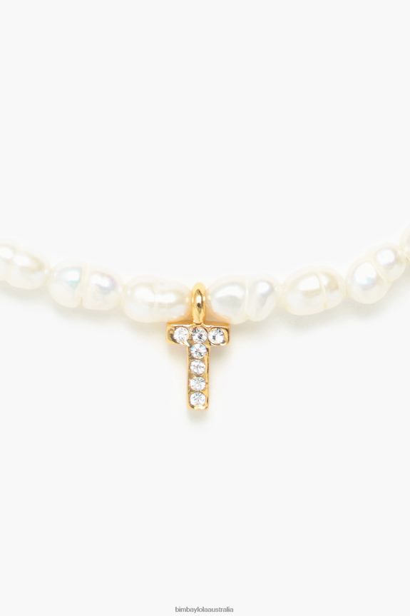 Accessories 4062VZ1201 Pearl Bimba Y Lola Letter Bracelet T