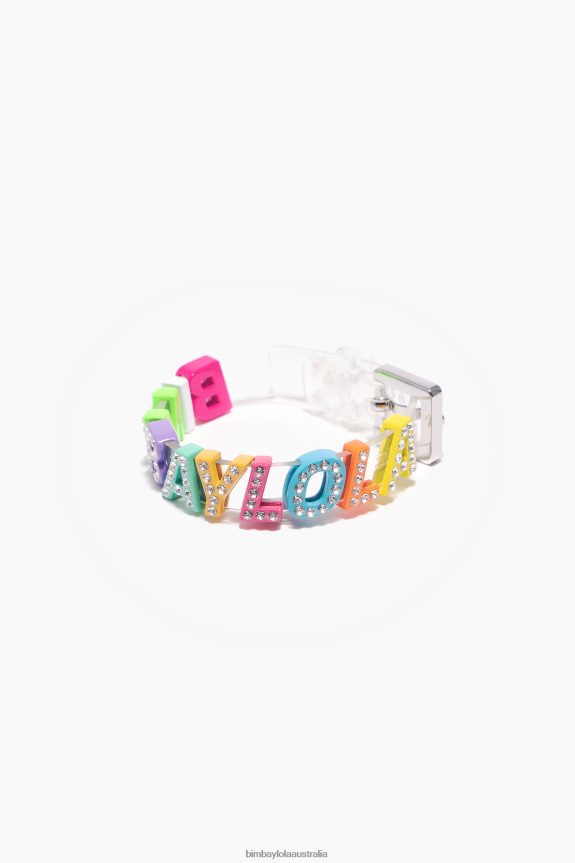 Accessories 4062VZ656 Transparent Bimba Y Lola Logo Letters Bracelet