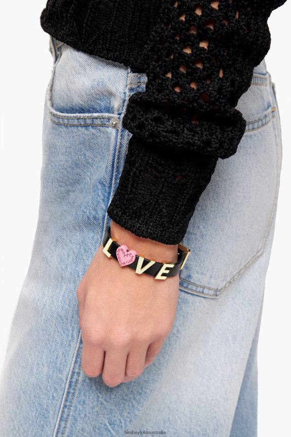 Accessories 4062VZ725 Black Bimba Y Lola Customizable Bracelet