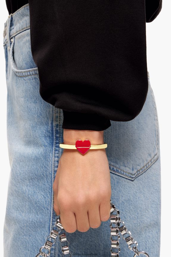 Accessories 4062VZ755 Golden Bimba Y Lola Heart Rigid Bracelet