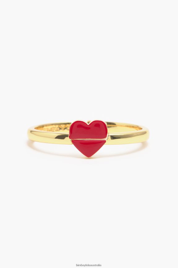 Accessories 4062VZ755 Golden Bimba Y Lola Heart Rigid Bracelet