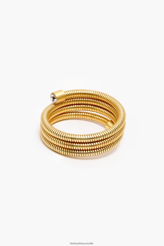 Accessories 4062VZ758 Gold Bimba Y Lola Matte Spiral Bracelet