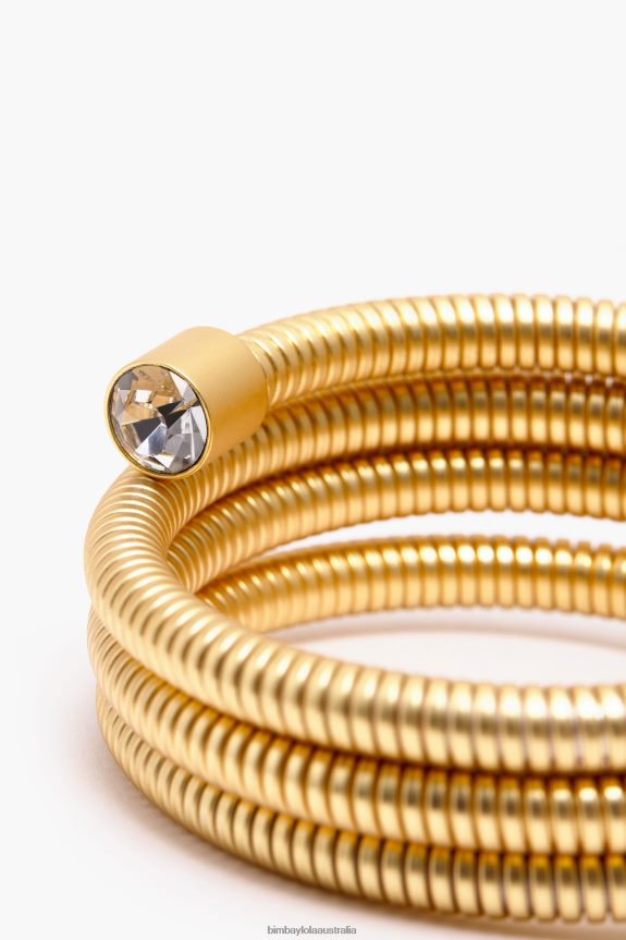 Accessories 4062VZ758 Gold Bimba Y Lola Matte Spiral Bracelet