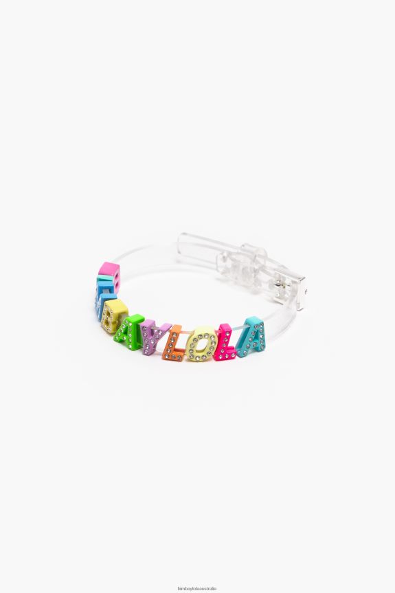 Accessories 4062VZ846 Transparent Bimba Y Lola Logo Letters Bracelet