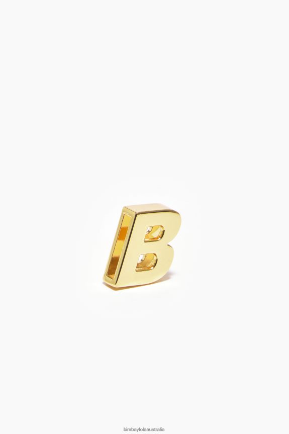 Accessories 4062VZ1149 Gold Bimba Y Lola Letter B Metal Charm