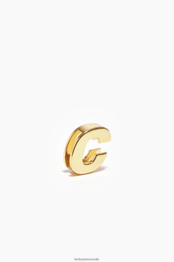 Accessories 4062VZ1151 Gold Bimba Y Lola Letter C Charm Metal