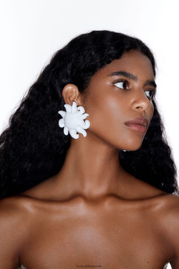 Accessories 4062VZ704 Ivory Bimba Y Lola Sun Earrings