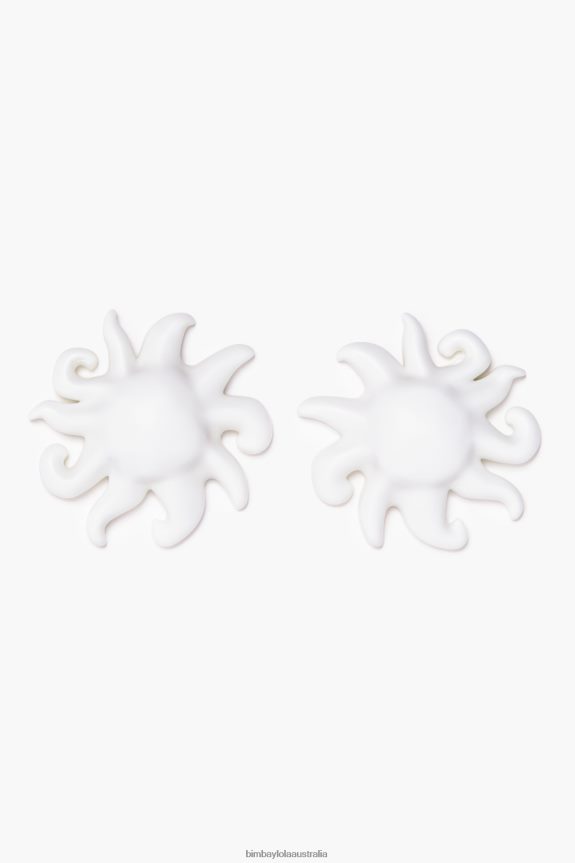 Accessories 4062VZ704 Ivory Bimba Y Lola Sun Earrings