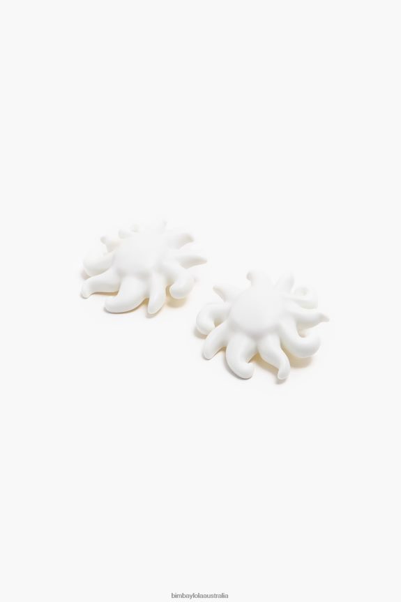 Accessories 4062VZ704 Ivory Bimba Y Lola Sun Earrings