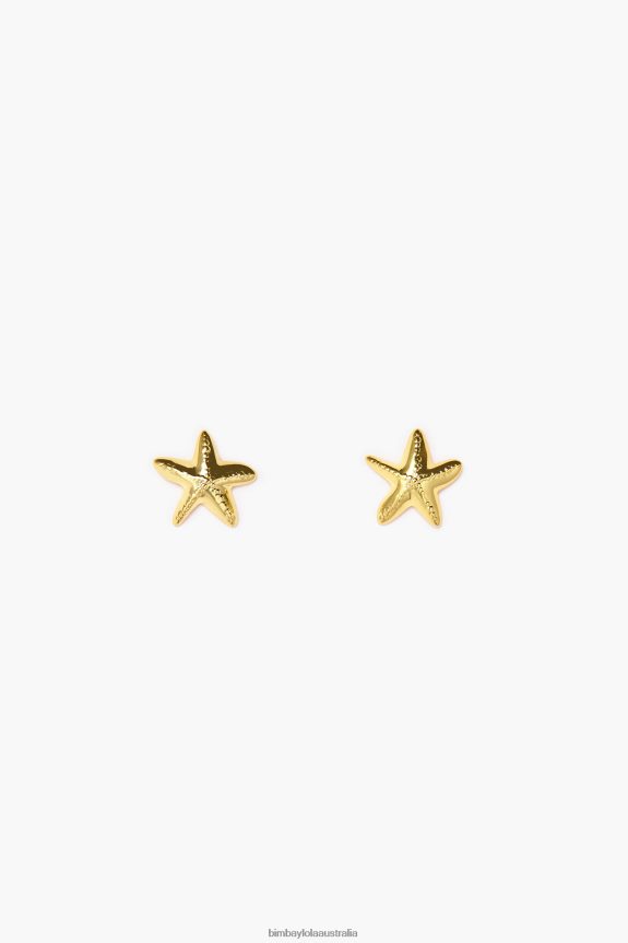 Accessories 4062VZ711 Golden Bimba Y Lola Small Star Earrings