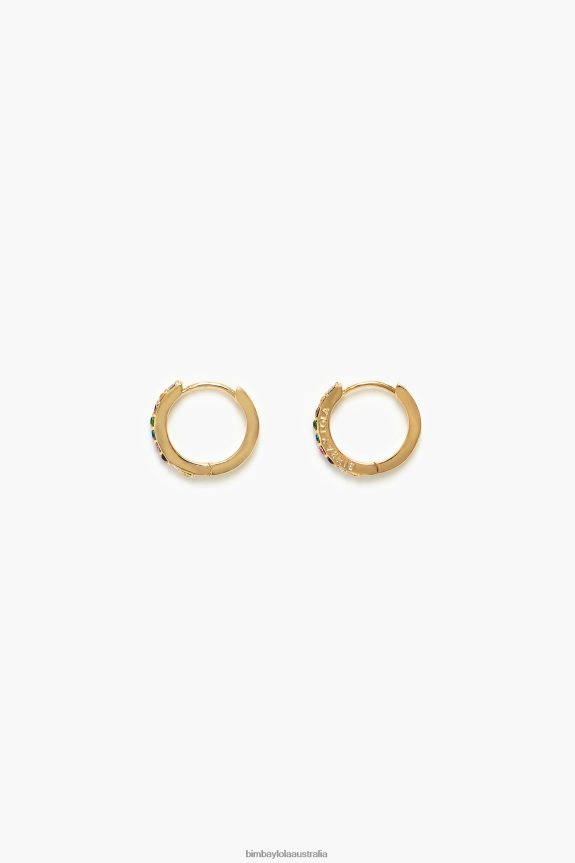 Accessories 4062VZ720 Golden Bimba Y Lola Hoop Earrings