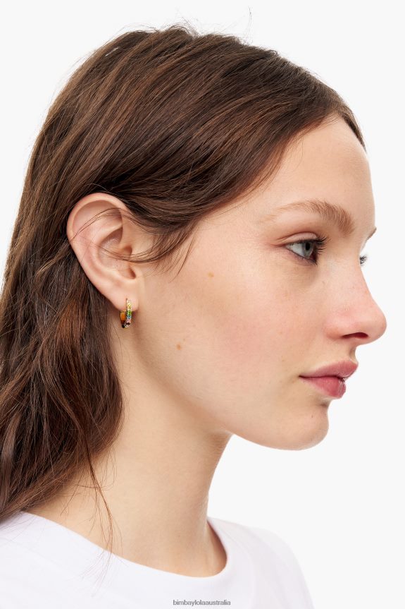 Accessories 4062VZ720 Golden Bimba Y Lola Hoop Earrings