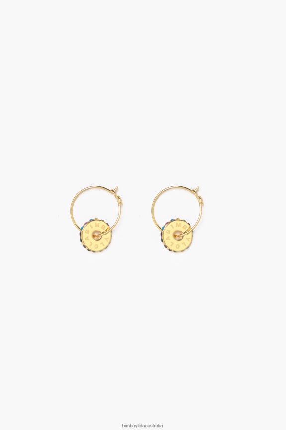 Accessories 4062VZ812 Pink Bimba Y Lola Small Hoop Earrings