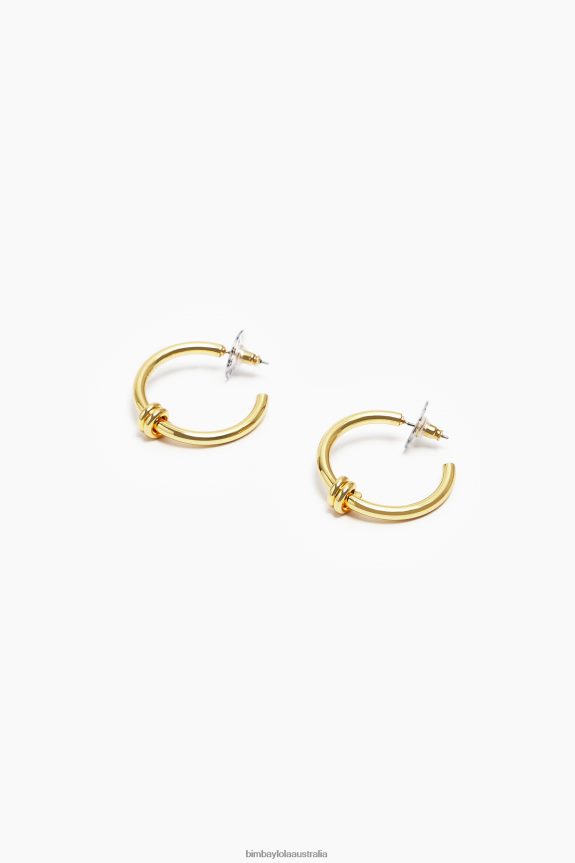 Accessories 4062VZ817 Golden Bimba Y Lola Spiral Hoop Earrings