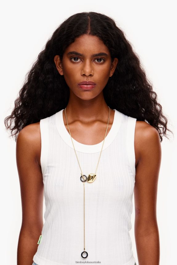 Accessories 4062VZ701 Black Bimba Y Lola Golden Necklace