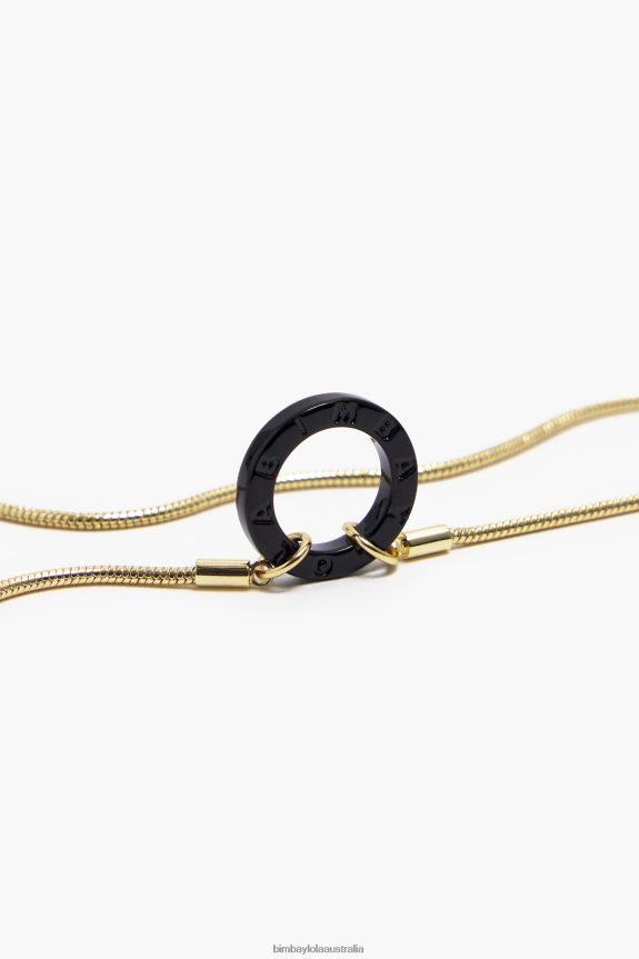 Accessories 4062VZ701 Black Bimba Y Lola Golden Necklace