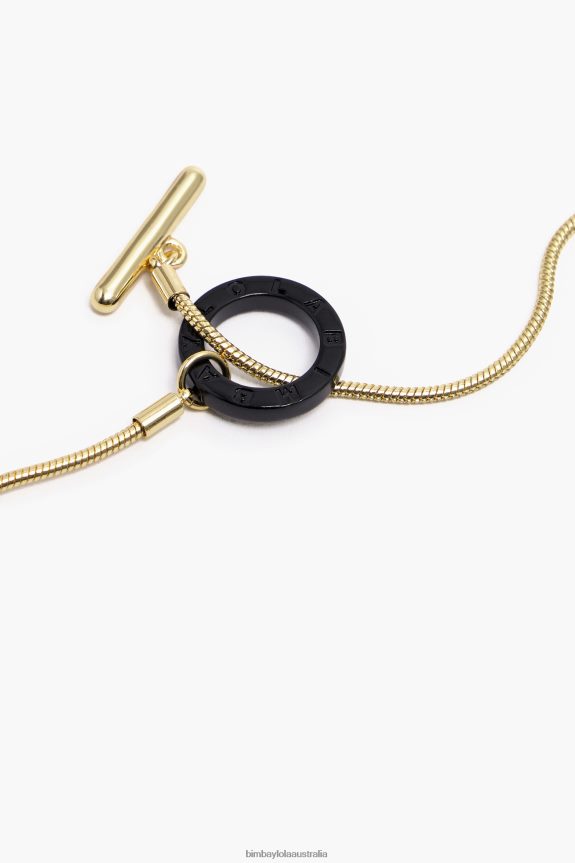 Accessories 4062VZ701 Black Bimba Y Lola Golden Necklace