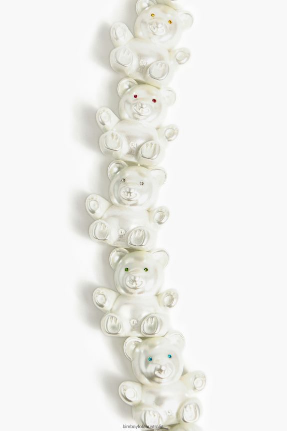 Accessories 4062VZ799 Pearl Bimba Y Lola Bear Necklace