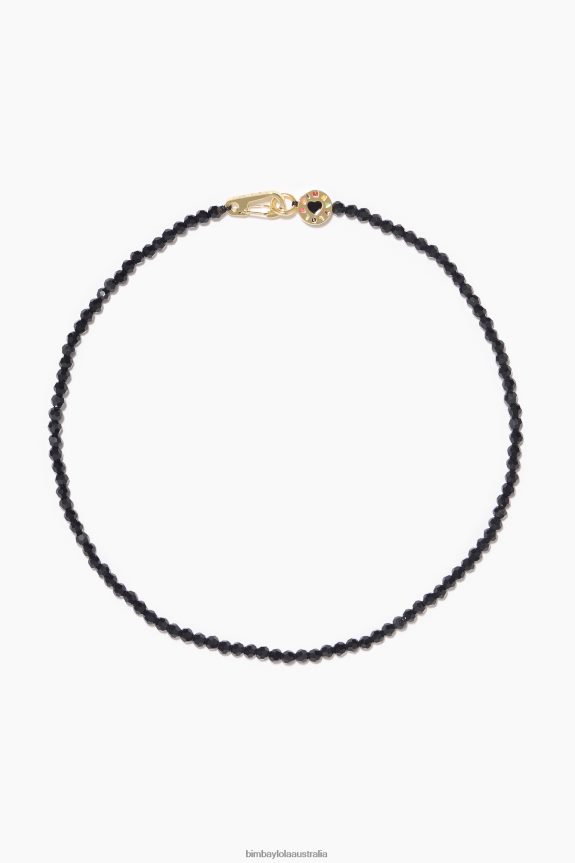 Accessories 4062VZ824 Black Bimba Y Lola Short Crystals Necklace