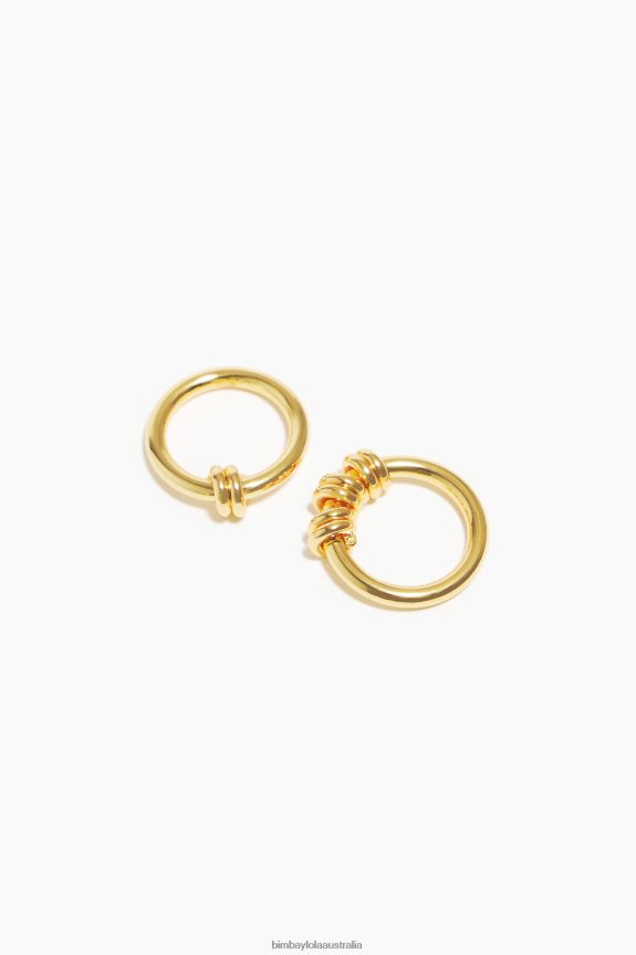 Accessories 4062VZ821 Golden Bimba Y Lola Spiral Ring Set