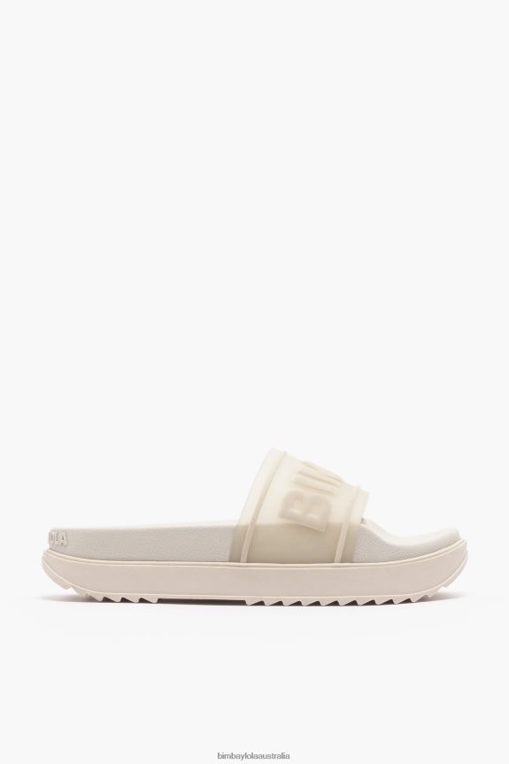 Footwewar 4062VZ587 White Bimba Y Lola Logo Platform Flip-Flop